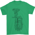 A Tuba Musical Instruments Brass Band Mens T-Shirt 100% Cotton Irish Green