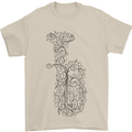 A Tuba Musical Instruments Brass Band Mens T-Shirt 100% Cotton Sand