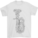 A Tuba Musical Instruments Brass Band Mens T-Shirt 100% Cotton White