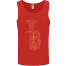 A Tuba Musical Instruments Brass Band Mens Vest Tank Top Red