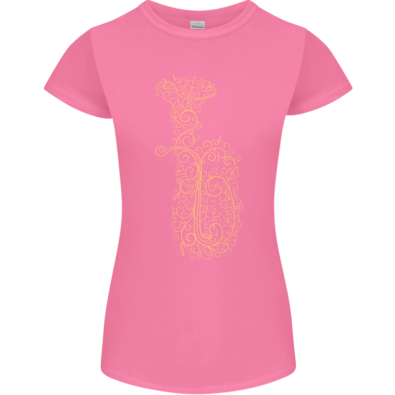 A Tuba Musical Instruments Brass Band Womens Petite Cut T-Shirt Azalea