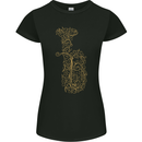 A Tuba Musical Instruments Brass Band Womens Petite Cut T-Shirt Black
