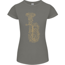 A Tuba Musical Instruments Brass Band Womens Petite Cut T-Shirt Charcoal