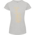 A Tuba Musical Instruments Brass Band Womens Petite Cut T-Shirt Sports Grey