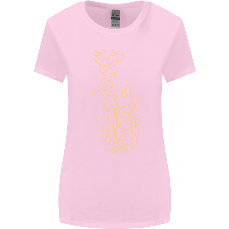 A Tuba Musical Instruments Brass Band Womens Wider Cut T-Shirt Light Pink