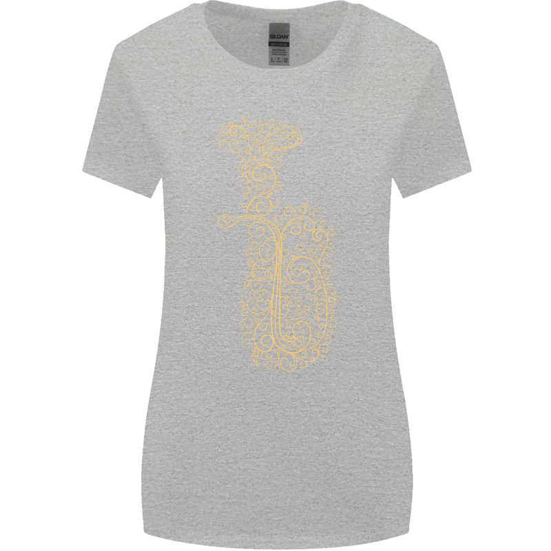A Tuba Musical Instruments Brass Band Womens Wider Cut T-Shirt Sports Grey