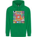A Vibrant Sagittarius Star Sign Zodiac Childrens Kids Hoodie Irish Green
