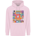 A Vibrant Sagittarius Star Sign Zodiac Childrens Kids Hoodie Light Pink