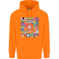 A Vibrant Sagittarius Star Sign Zodiac Childrens Kids Hoodie Orange