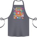 A Vibrant Sagittarius Star Sign Zodiac Cotton Apron 100% Organic Steel