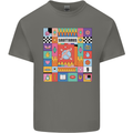 A Vibrant Sagittarius Star Sign Zodiac Kids T-Shirt Childrens Charcoal