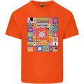 A Vibrant Sagittarius Star Sign Zodiac Kids T-Shirt Childrens Orange