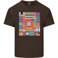 A Vibrant Sagittarius Star Sign Zodiac Mens Cotton T-Shirt Tee Top Dark Chocolate