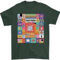 A Vibrant Sagittarius Star Sign Zodiac Mens T-Shirt 100% Cotton Forest Green