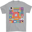 A Vibrant Sagittarius Star Sign Zodiac Mens T-Shirt 100% Cotton Sports Grey