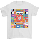 A Vibrant Sagittarius Star Sign Zodiac Mens T-Shirt 100% Cotton White