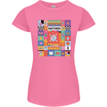 A Vibrant Sagittarius Star Sign Zodiac Womens Petite Cut T-Shirt Azalea