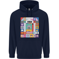 A Vibrant Virgo Star Sign Zodiac Childrens Kids Hoodie Navy Blue
