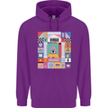 A Vibrant Virgo Star Sign Zodiac Childrens Kids Hoodie Purple