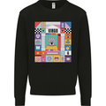 A Vibrant Virgo Star Sign Zodiac Kids Sweatshirt Jumper Black