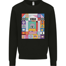 A Vibrant Virgo Star Sign Zodiac Kids Sweatshirt Jumper Black