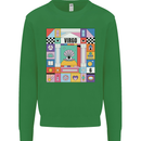 A Vibrant Virgo Star Sign Zodiac Kids Sweatshirt Jumper Irish Green
