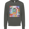 A Vibrant Virgo Star Sign Zodiac Kids Sweatshirt Jumper Storm Grey