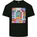 A Vibrant Virgo Star Sign Zodiac Kids T-Shirt Childrens Black