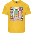 A Vibrant Virgo Star Sign Zodiac Kids T-Shirt Childrens Yellow