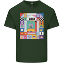 A Vibrant Virgo Star Sign Zodiac Mens Cotton T-Shirt Tee Top Forest Green