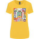 A Vibrant Virgo Star Sign Zodiac Womens Wider Cut T-Shirt Yellow