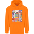 A Vibrant Virgo Zodiac Star Sign Childrens Kids Hoodie Orange