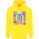 A Vibrant Virgo Zodiac Star Sign Childrens Kids Hoodie Yellow