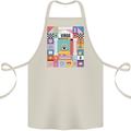 A Vibrant Virgo Zodiac Star Sign Cotton Apron 100% Organic Natural