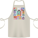 A Vibrant Virgo Zodiac Star Sign Cotton Apron 100% Organic Natural