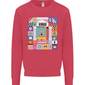 A Vibrant Virgo Zodiac Star Sign Kids Sweatshirt Jumper Heliconia