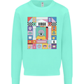 A Vibrant Virgo Zodiac Star Sign Kids Sweatshirt Jumper Peppermint