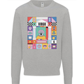 A Vibrant Virgo Zodiac Star Sign Kids Sweatshirt Jumper Sports Grey