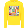 A Vibrant Virgo Zodiac Star Sign Kids Sweatshirt Jumper Yellow