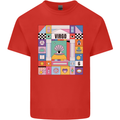 A Vibrant Virgo Zodiac Star Sign Kids T-Shirt Childrens Red