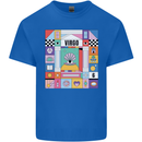 A Vibrant Virgo Zodiac Star Sign Kids T-Shirt Childrens Royal Blue