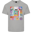 A Vibrant Virgo Zodiac Star Sign Kids T-Shirt Childrens Sports Grey