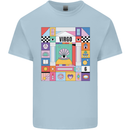 A Vibrant Virgo Zodiac Star Sign Mens Cotton T-Shirt Tee Top Light Blue