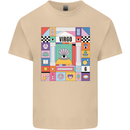 A Vibrant Virgo Zodiac Star Sign Mens Cotton T-Shirt Tee Top Sand