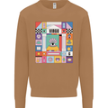 A Vibrant Virgo Zodiac Star Sign Mens Sweatshirt Jumper Caramel Latte