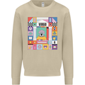A Vibrant Virgo Zodiac Star Sign Mens Sweatshirt Jumper Sand