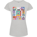 A Vibrant Virgo Zodiac Star Sign Womens Petite Cut T-Shirt Sports Grey