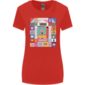 A Vibrant Virgo Zodiac Star Sign Womens Wider Cut T-Shirt Red
