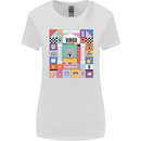 A Vibrant Virgo Zodiac Star Sign Womens Wider Cut T-Shirt White