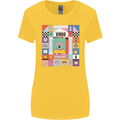 A Vibrant Virgo Zodiac Star Sign Womens Wider Cut T-Shirt Yellow